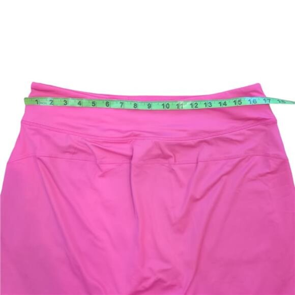 NEW M MOTEEPI Womans Golf Skirt Knee Length Skorts with Pockets Rose XL - Picture 6 of 9